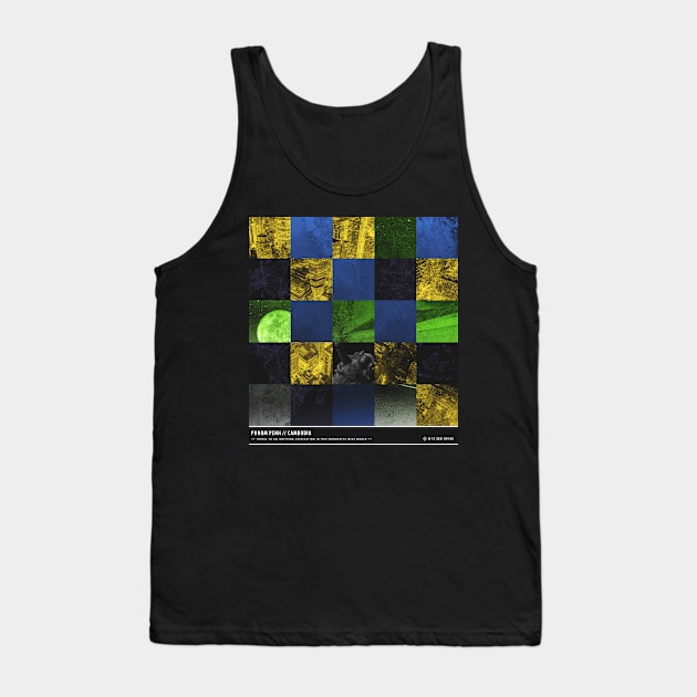 Phnom Penh Cambodia Aesthetic Pixel Cubes Tank Top by MapYourWorld